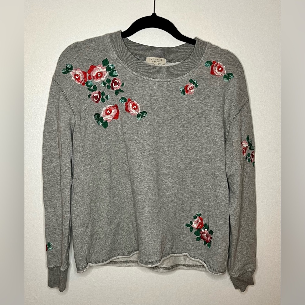 Madewell embroidered sweatshirt